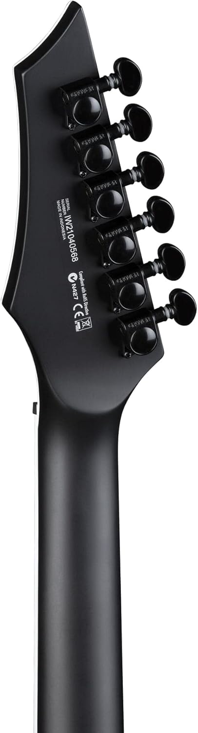 Dean Guitars Vengeance Select Fluence Black Satin, VEN SEL FL BKS (Guitar Only)