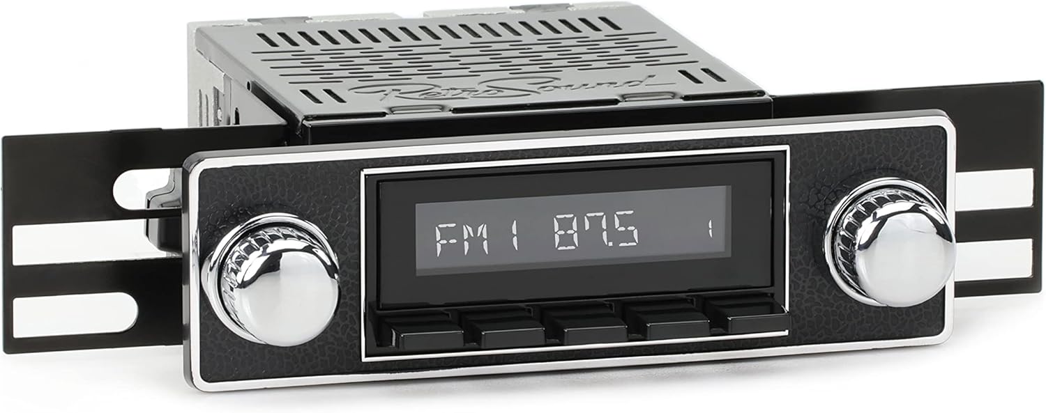 RetroSound Classic Car Stereo Compatible with 1969-77 Alfa Romeo Spider (HB-M2-503-06-76AR4) Includes Bluetooth, USB, AM/FM