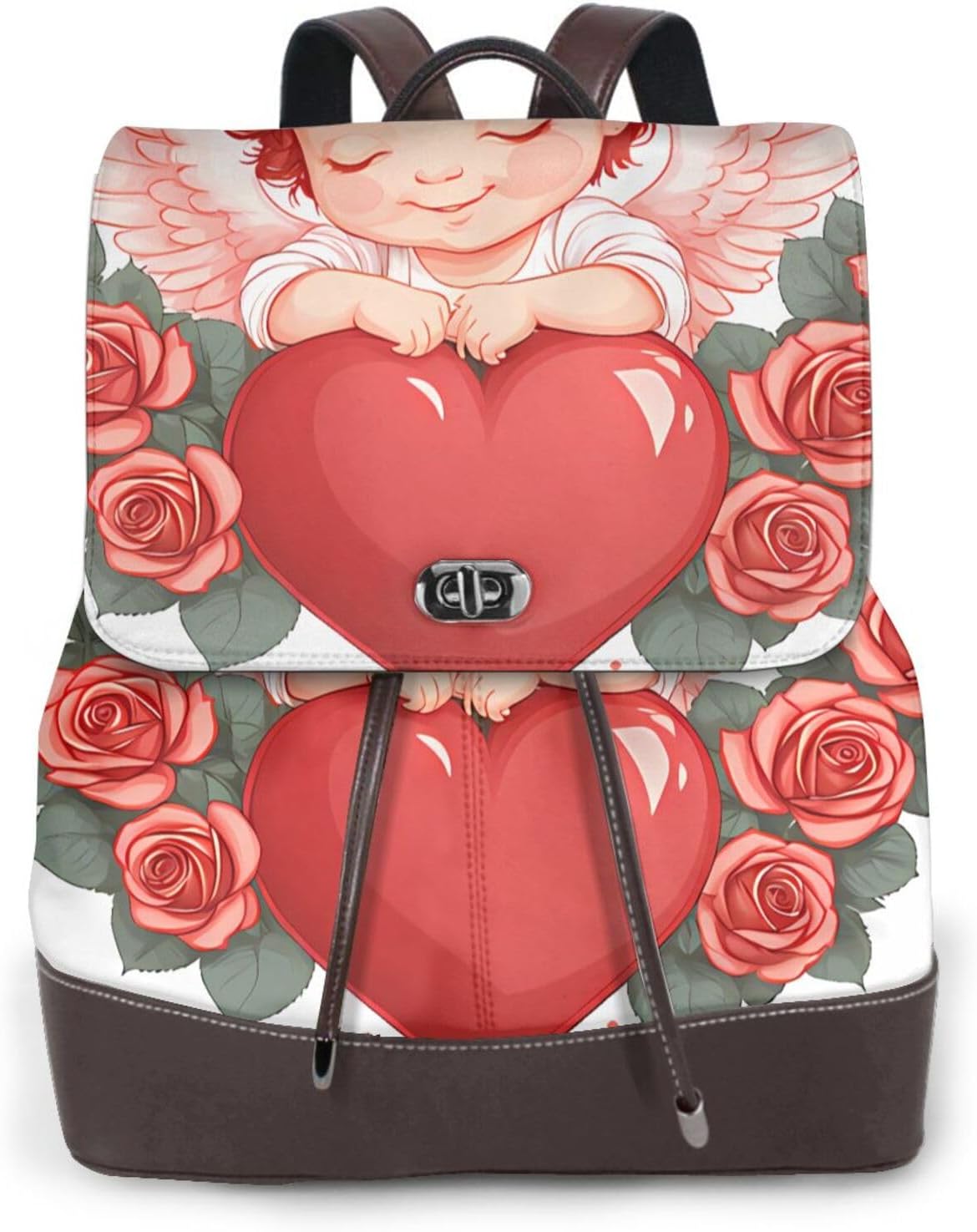 Love for Womens Backpack Purse Microfiber PU Anti-theft Large Fashion Designer Travel Bag Ladies Shoulder Bags