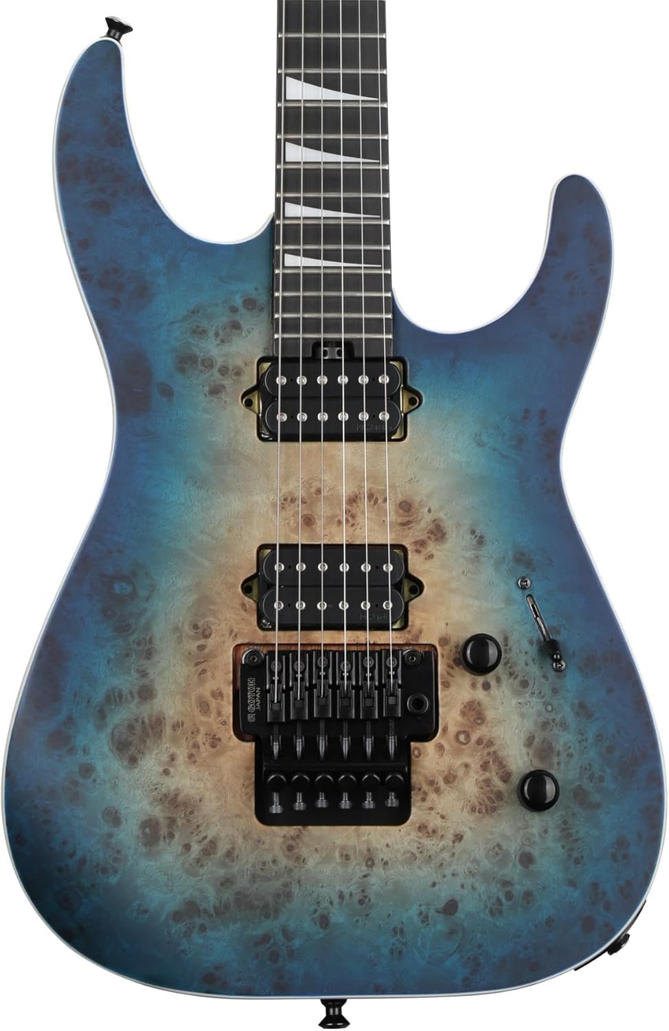 Jackson MJ Series Dinky DKRP Electric Guitar - Transparent Blue Burst