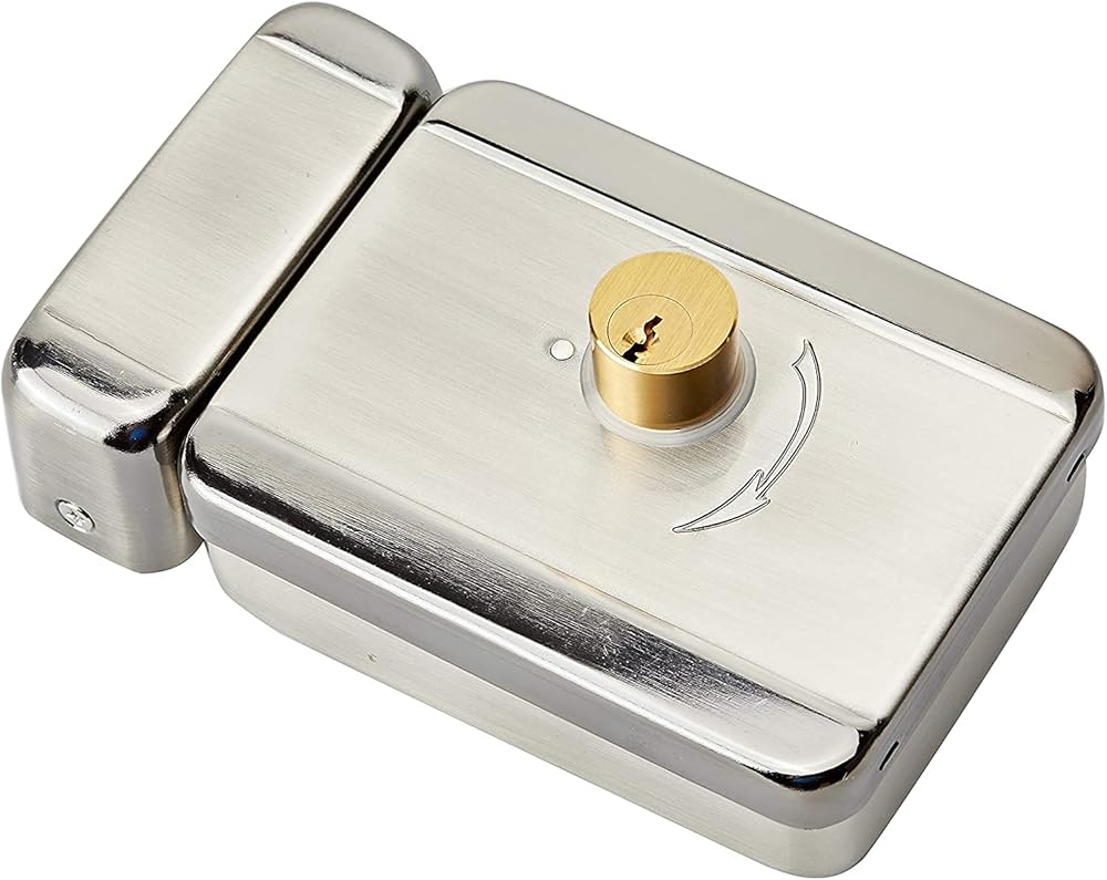 Electromechanical Rim Lock with Keys 12 V