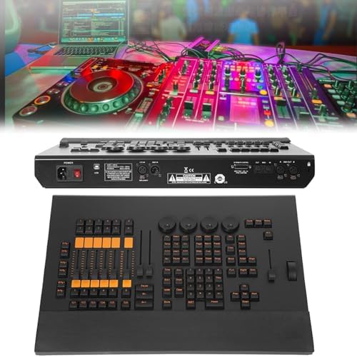 DJ Controller,Music Recording Equipment,Versatile Lighting Mixing Console, with DMX Light Board,for Bar Stage Lighting Control