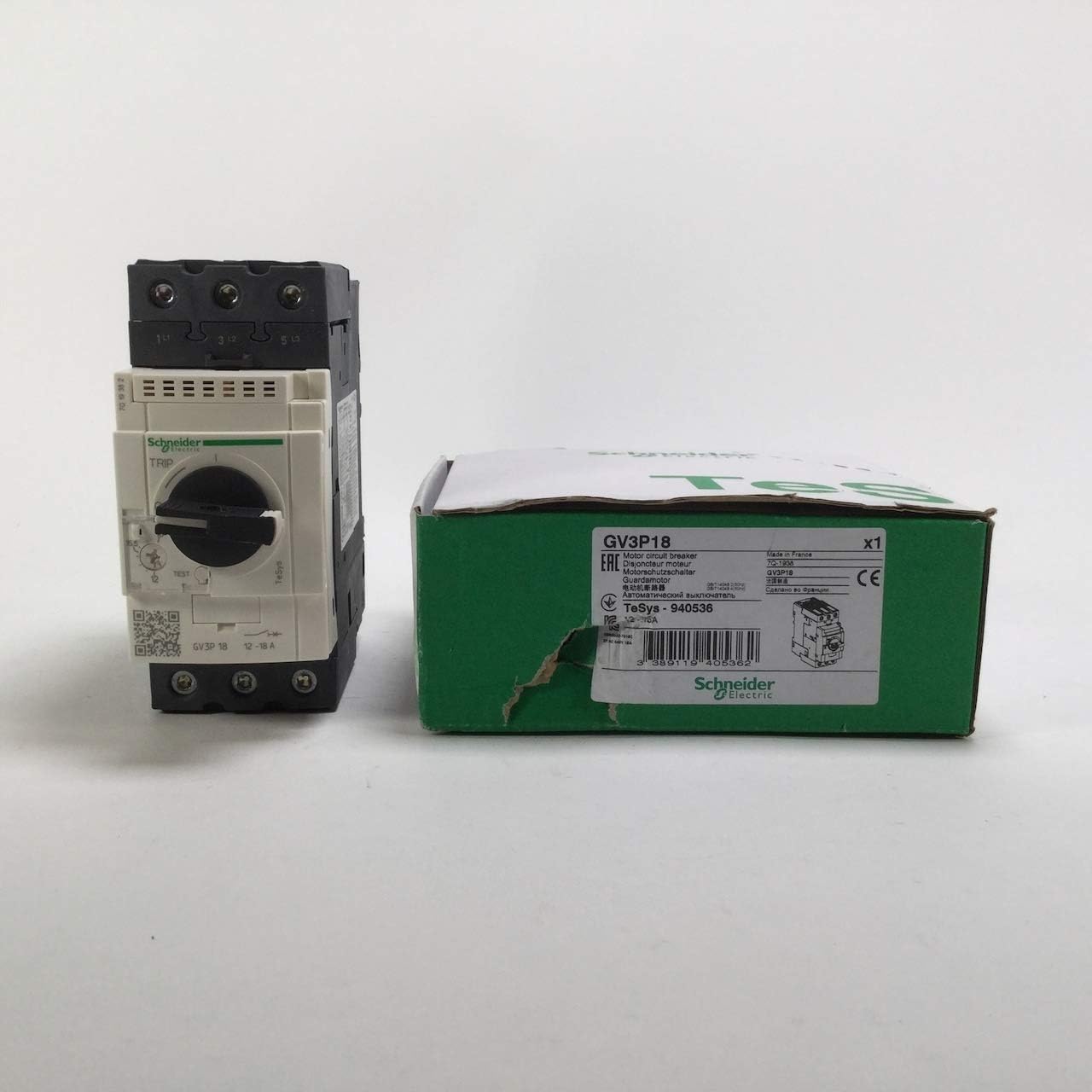 SCHNEIDER ELECTRIC 600-VAC 40-AMP GV3P18 Manual Starter 600VAC 40AMP IEC