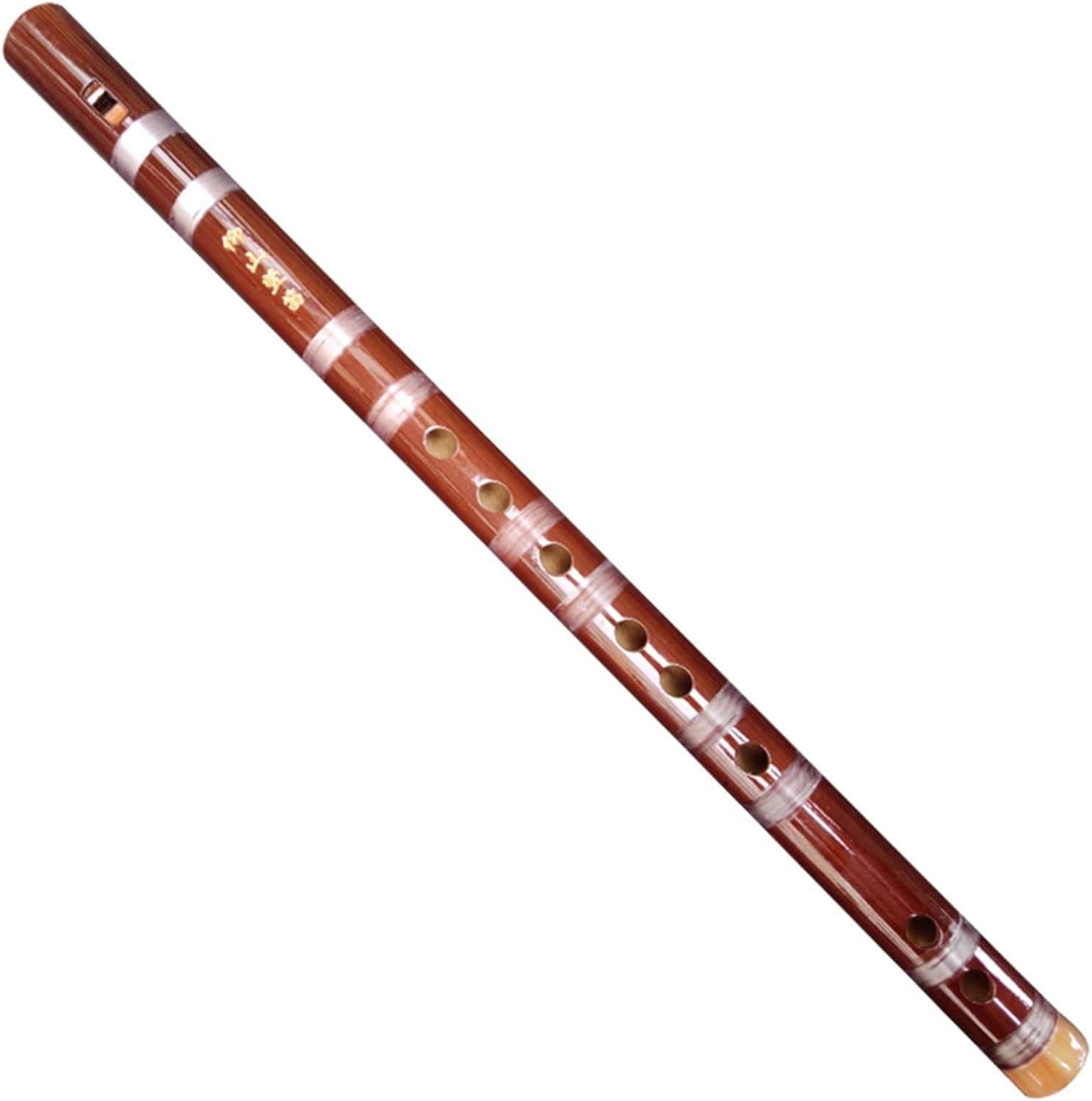 TSTS Chinese Bamboo Flute Professional Brown Bamboo Flute Piccolo 6-Hole Recorder Children Beginner Adult Woodwind Instrument (Color : E)