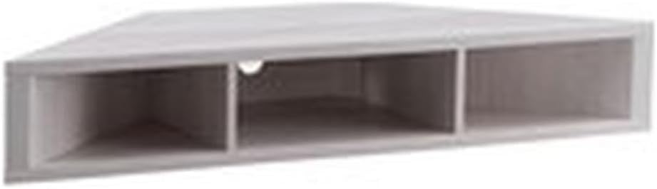 BOWERY HILL Corner Wood Wall Mounted Floating Shelf 42