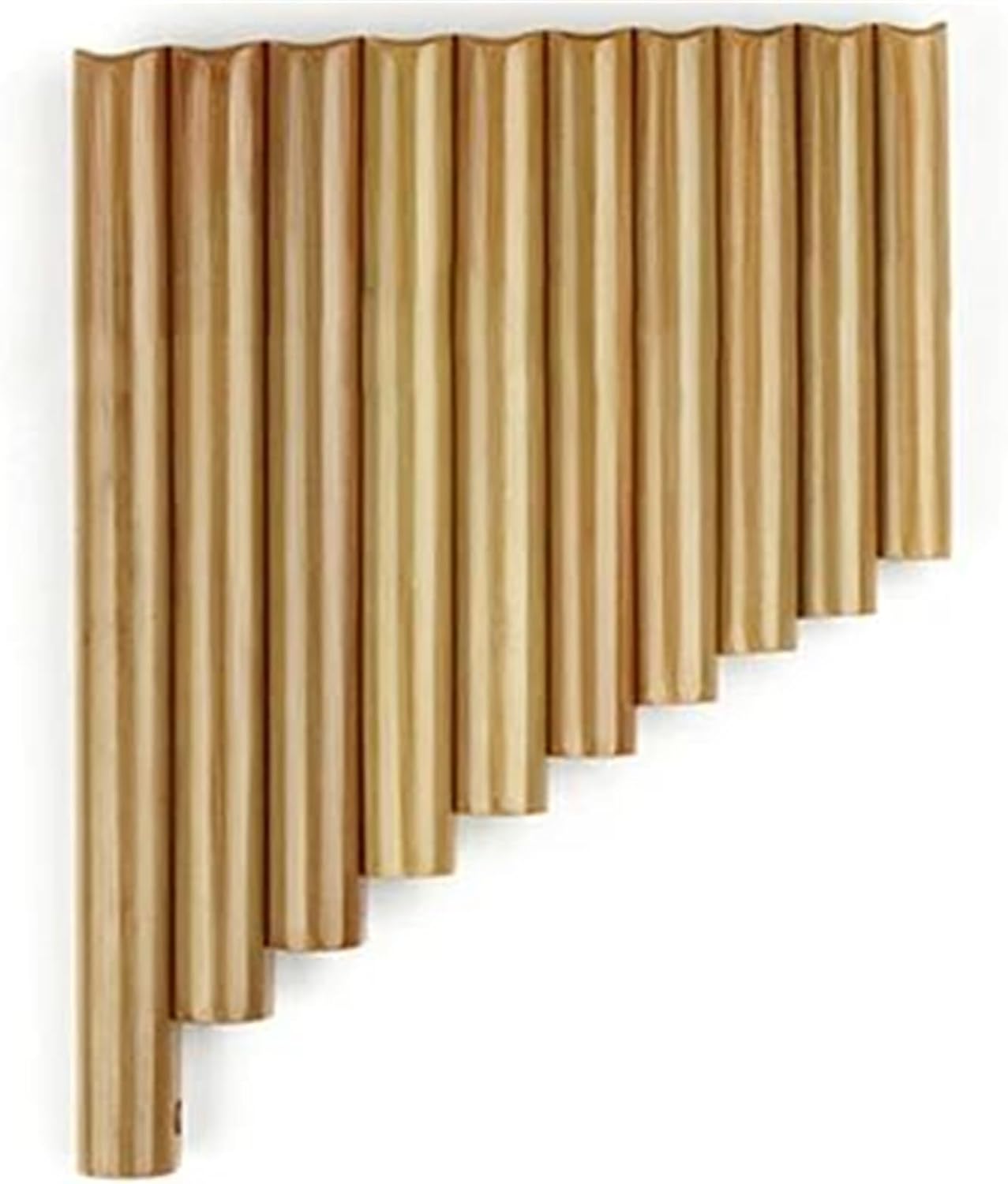Right Left Hand Traditional Musical Instrument 10 Pipes Pan Flute C Key Pan Pipes Woodwind Instrument (Color : Left hand)
