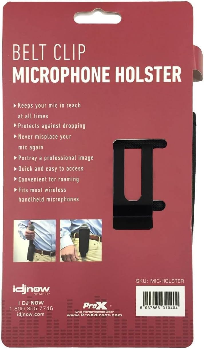 Accessories Pack Male-Female 20ft XLR Cables 4 Pack + Ties + Case + Mic Holsters