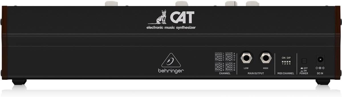 Behringer CAT Legendary Paraphonic Analog Synthesizer with Dual VCOs, 4 Mixable Waveforms, External Signal Processor, 16-Voice Poly Chain and Eurorack Format