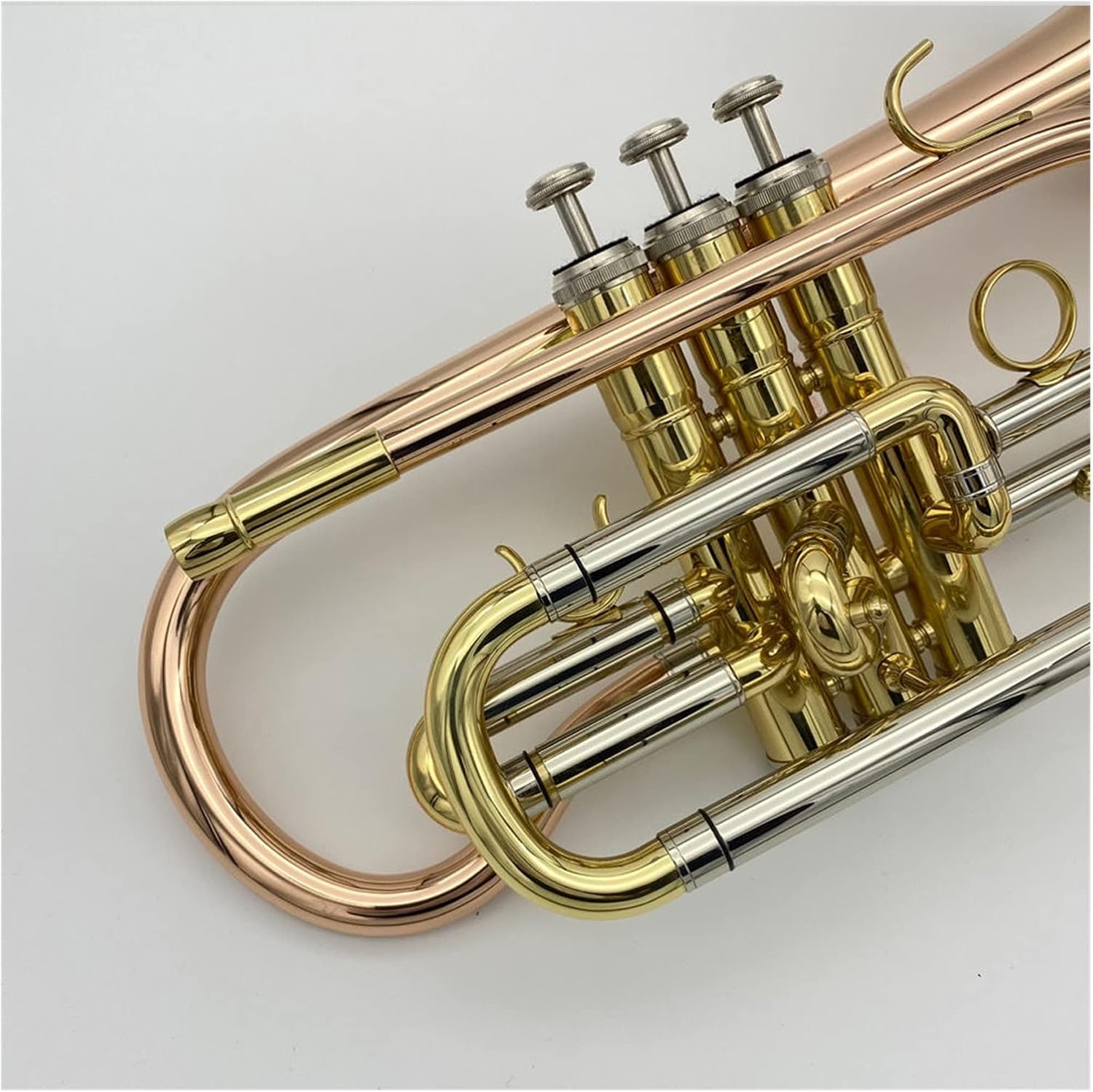 B-Flat Professional Cornet Phosphor Bronze Manufactured Professional Grade Tone Trumpet Horn Instrument Beginner Trumpet