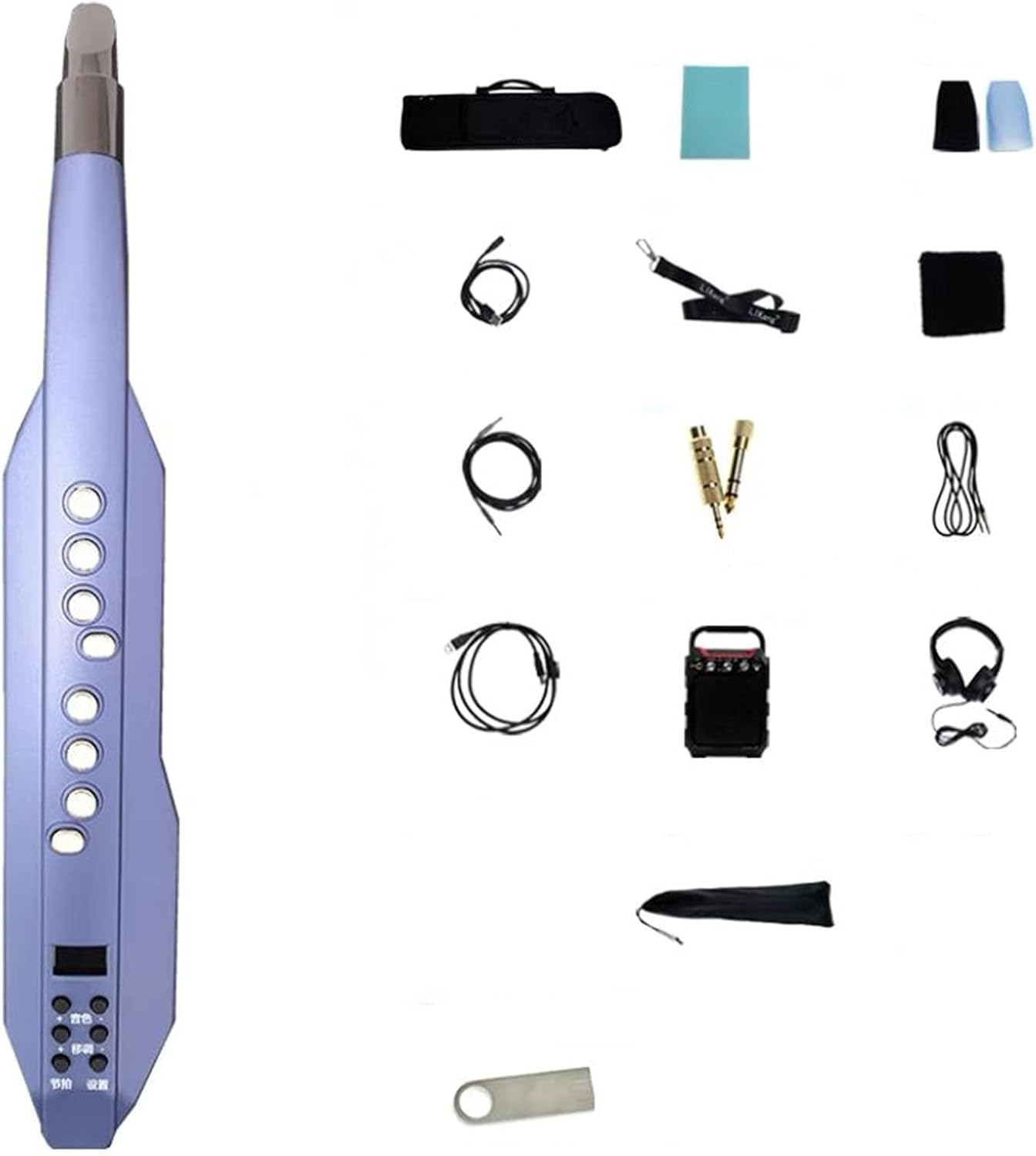 Sax Beginners Kit Digital Saxophone Electronic Blowpipe Beginner Flute Electric Saxophone Cucurbit Leisure Musical Instrument Wind Instrument