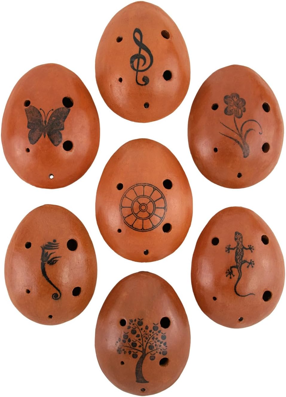 Ocarinas - Includes 1 Ocarina & Attached Lanyard/Flute-Like Wind Instrument/Great for Sound Healing Toolkits