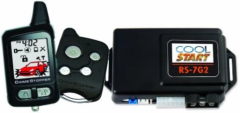Crime Stopper RS7-G2 Remote Start 2 Way Paging Keyless Entry System with One 2 Way Transmitter and One 1 Way Back-Up Transmitter