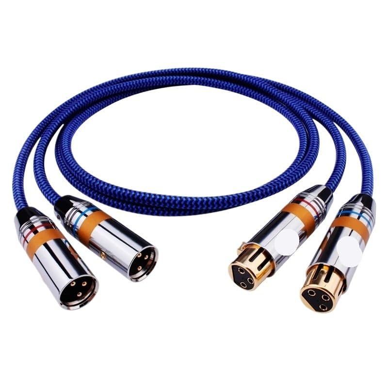 HiFi XLR Audio Cable 6N OCC 3 Pin High Performance 2XLR Female to Male Cable(Classic Edition,300cm)
