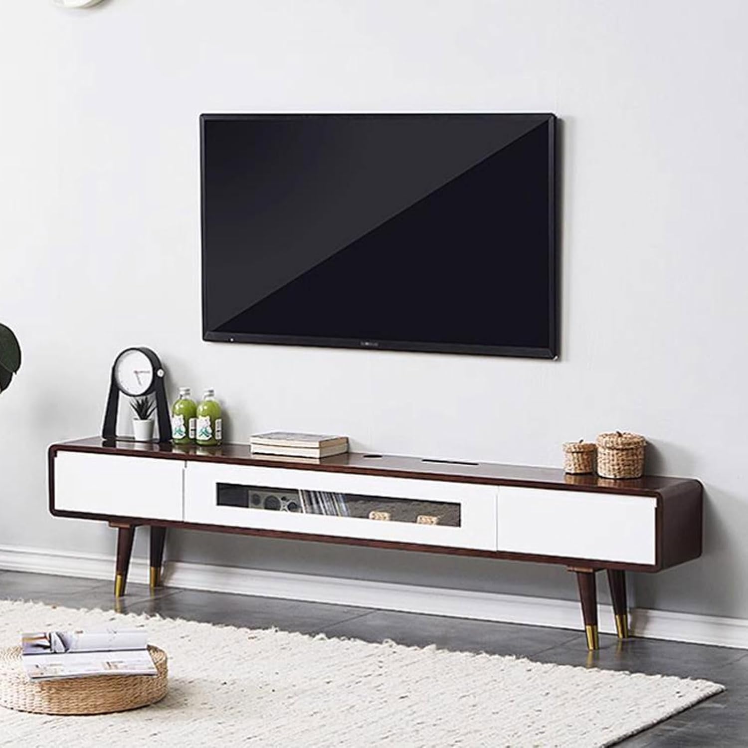 Floating TV Shelf Wall Shelf TV Cabinet Entertainment Center Storage Cabinet Book Shelf Gaming Console Wall Cabinet TV Stands Open shelf Goods Rack With drawer Wall Mount Corner Shelves TV Bracket