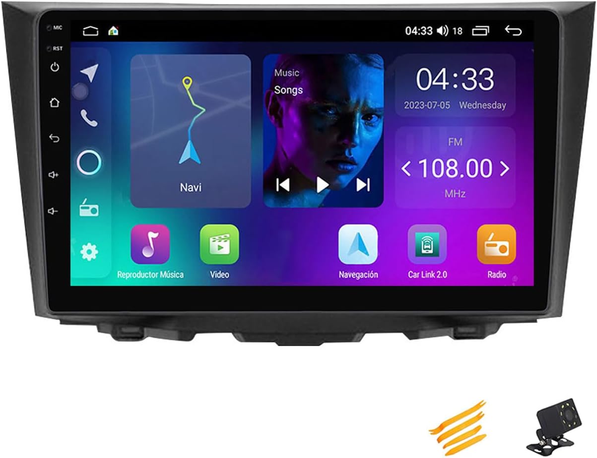 Android 13 Car Stereo Bluetooth Car Play 2 DIN Touch Screen Compatible with Suzuki Kizashi 2009~2015 9in QLED Display Car Radio with Navigation Android Auto FM RDS SWC,4 Core NF1 1G+32G