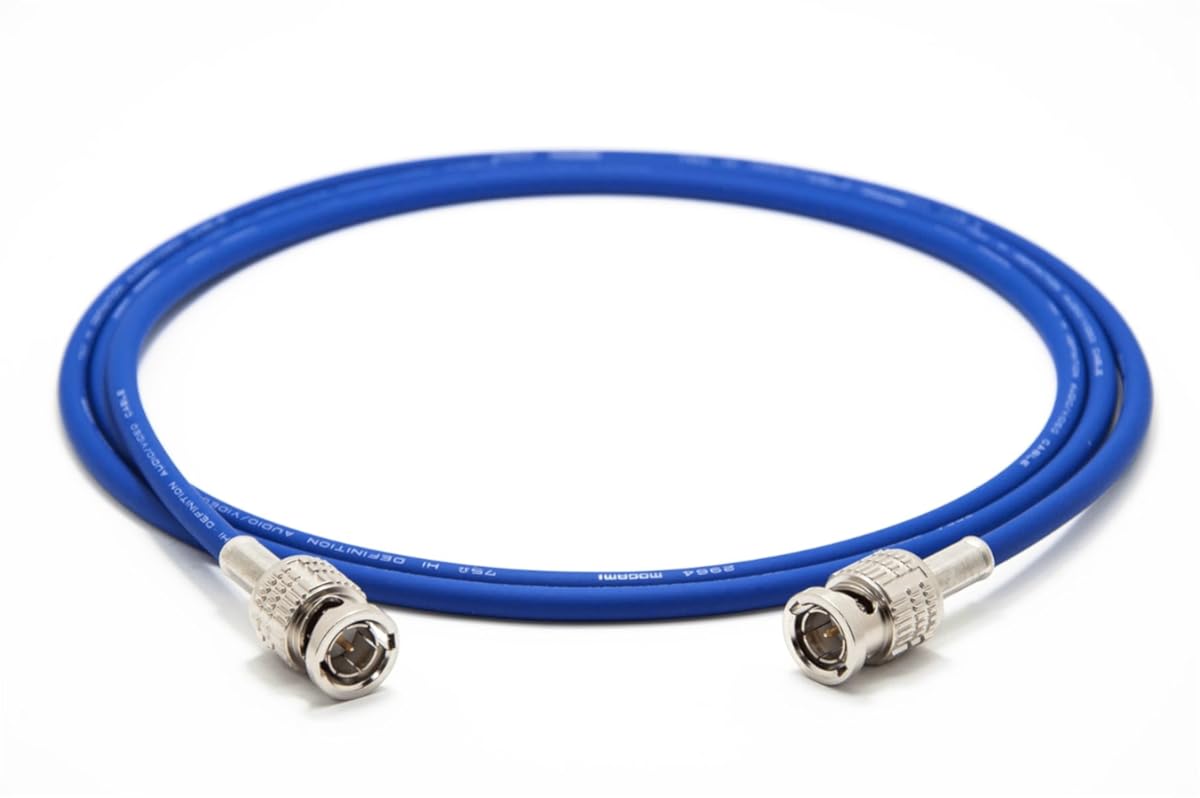 enoaudio Mogami 2964 Digital Coaxial Cable 75 Ohm Word Clock, SDI, HDTV DH | Canare Gold BNC | HiFi - 32.81 ft / 10 m