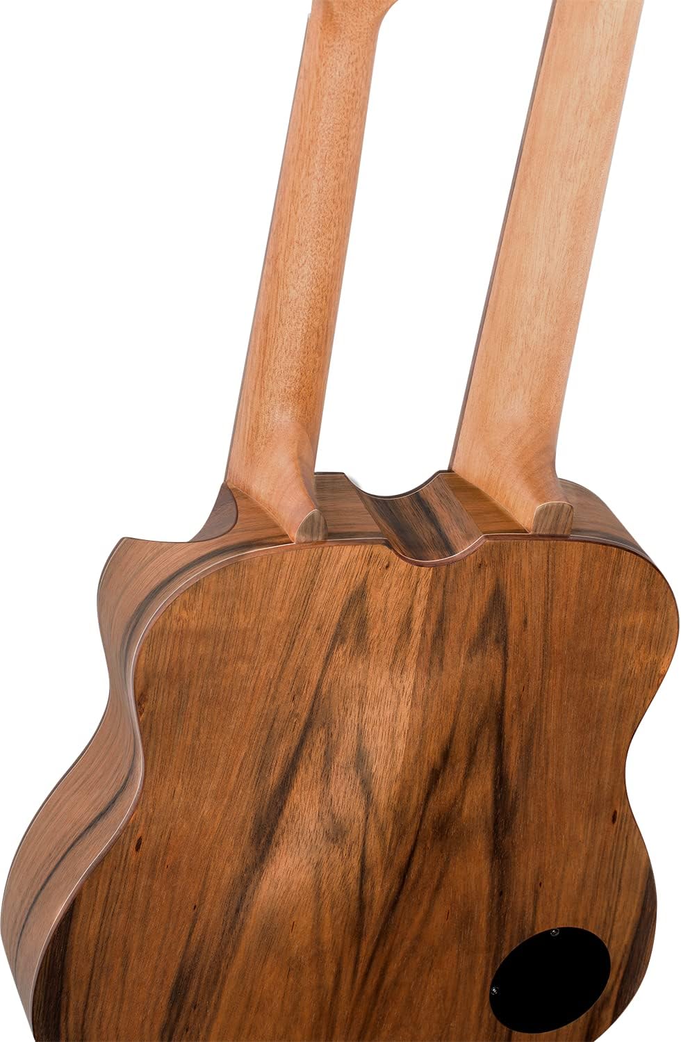 Custom Built Series Double Neck Tenor Acoustic-Electric Ukulele & Uke-Bass w/Bag