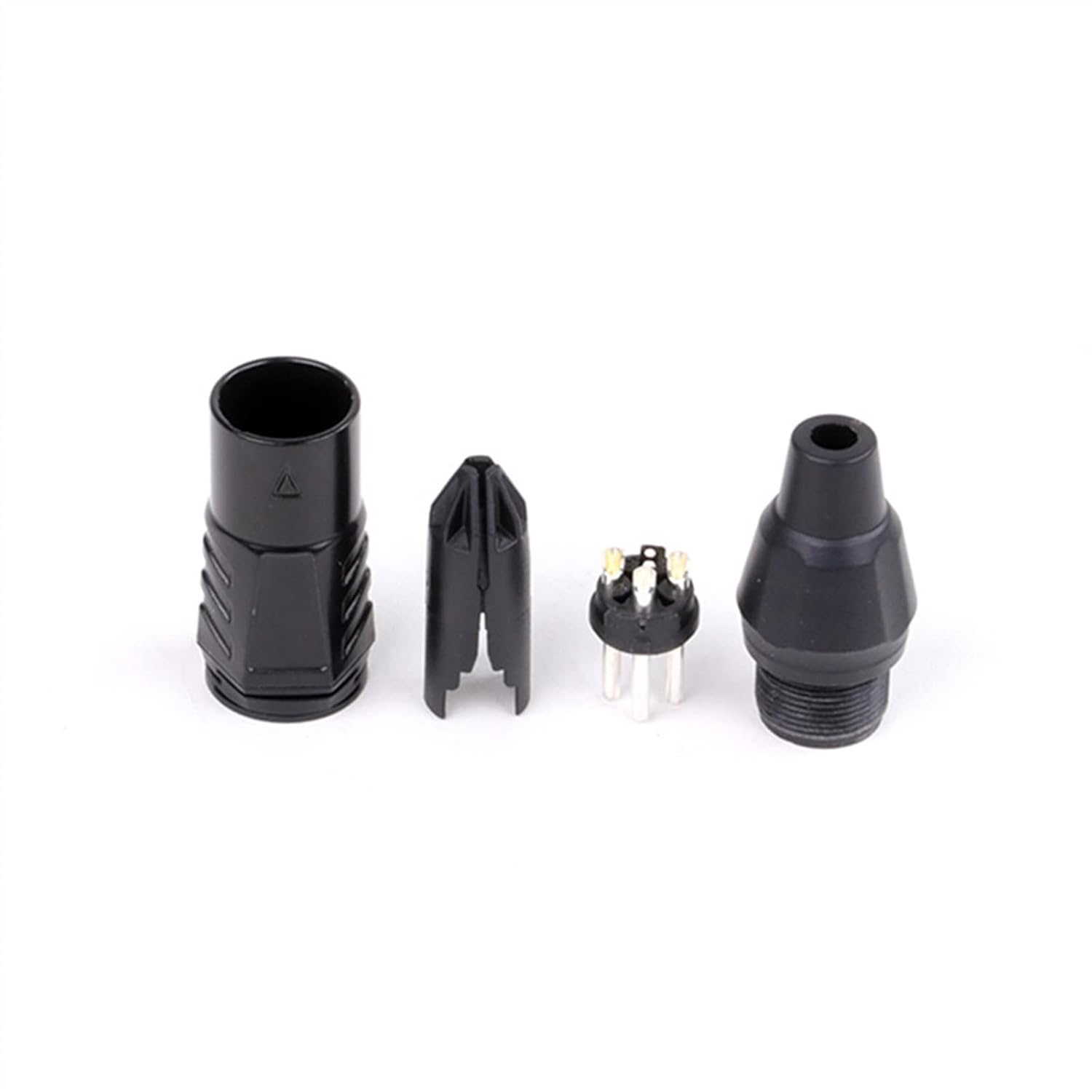 X L R 3 Pin Male Female Snake Plug Audio Microphone Cable Connector Adapters Black 10Pcs (Color : 10xD1034F)