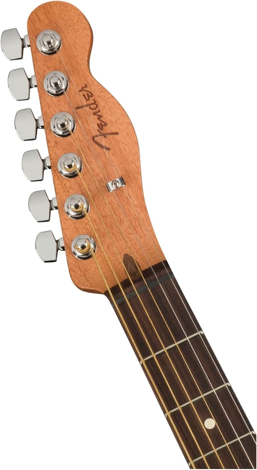 Fender Acoustasonic Player Telecaster Acoustic Electric Guitar, with 2-Year Warranty, Brushed Black, Rosewood Fingerboard, with Gig Bag