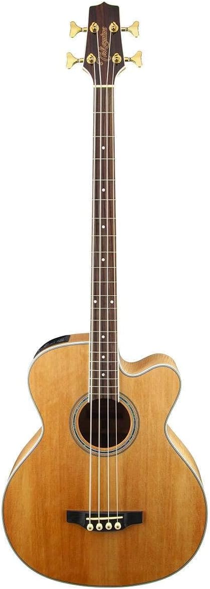 Takamine G Series GB72CE-NAT Jumbo Acoustic Electric Bass Guitar, Natural