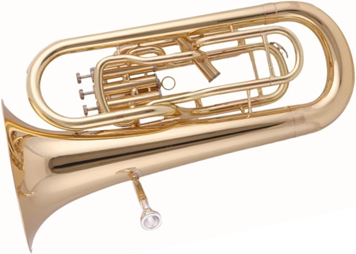 Euphonium Bb Side Four Key Beginner Professional Lacquered Brass Instrument Euphonium All-brass Instrument