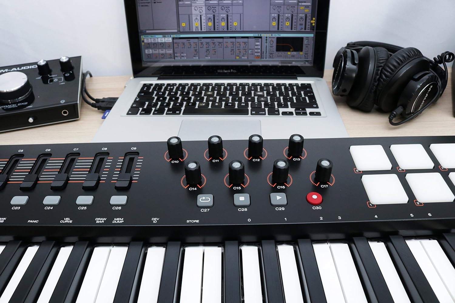 M-Audio Oxygen 49 IV | 49-Key USB/MIDI Keyboard with 8 Trigger Pads & A Full-Consignment of Production/Performance Ready Controls