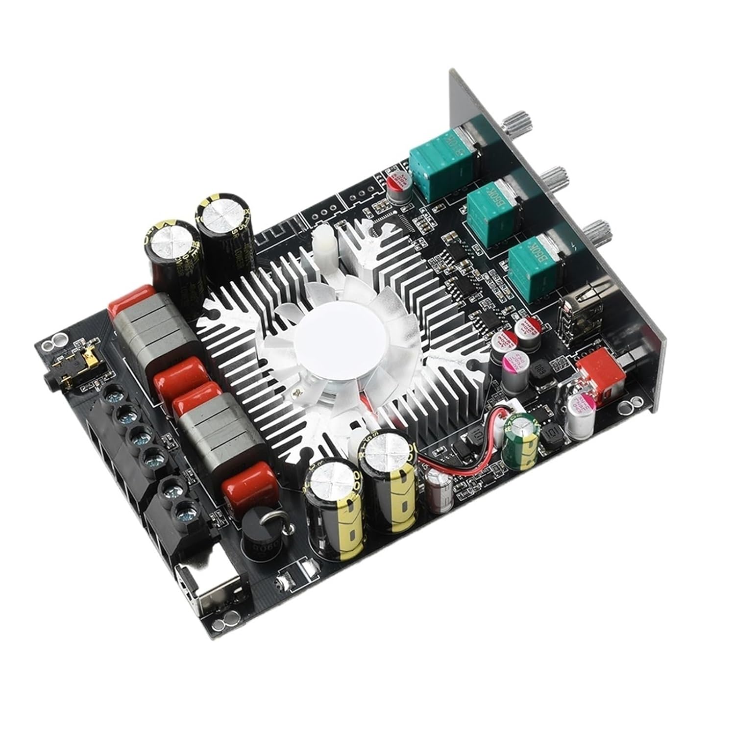 XY-T2002P Digital Sound Amplifier Module 200W*2 Audio Power Amplifiers Module TPA3223 T2002P AMP AUX(Type C)