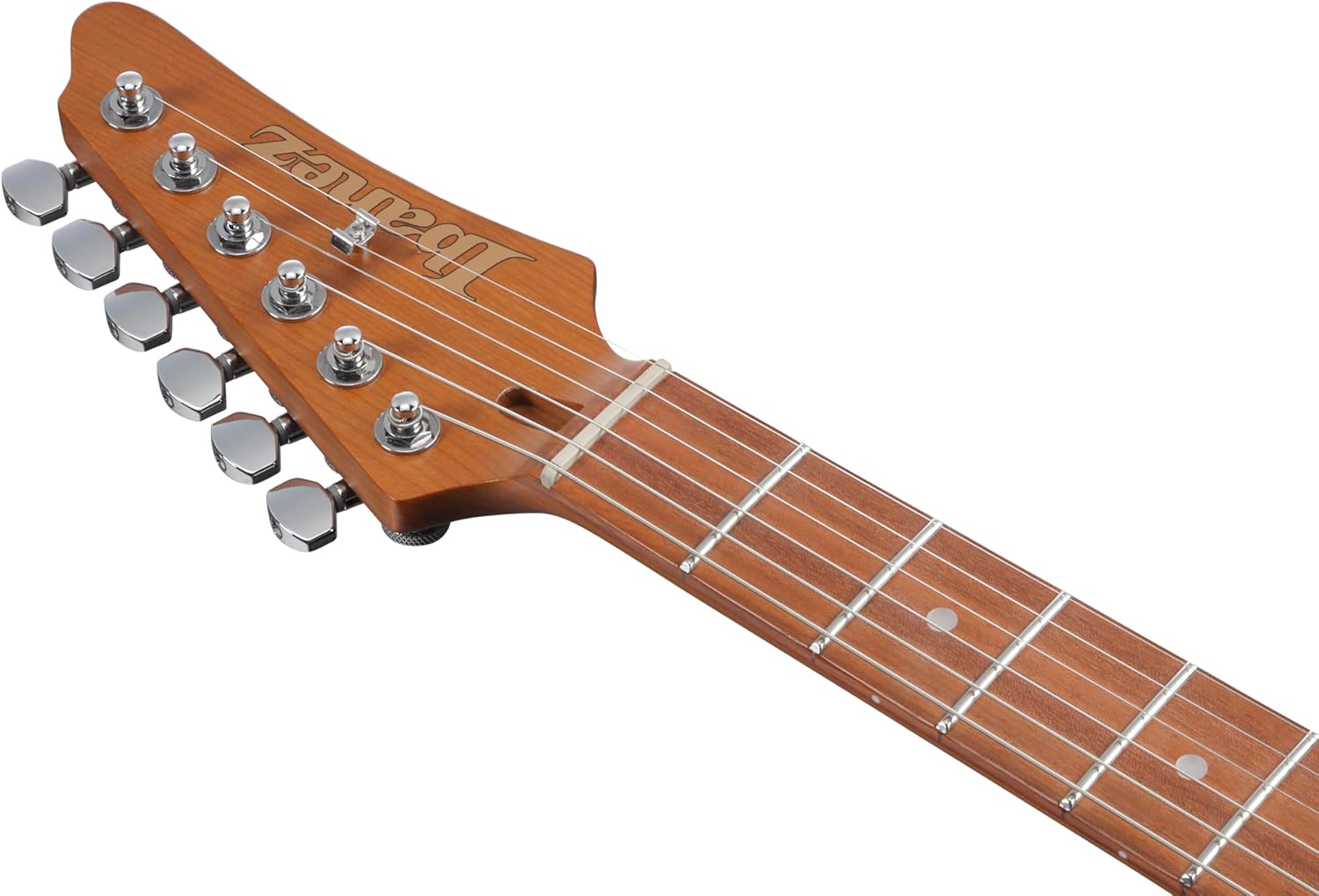 Ibanez AZ24S1F Standard 6-String Right-Handed Electric Guitar with Roasted Maple Neck and Jatoba Fretboard (Transparent Black Sunburst)