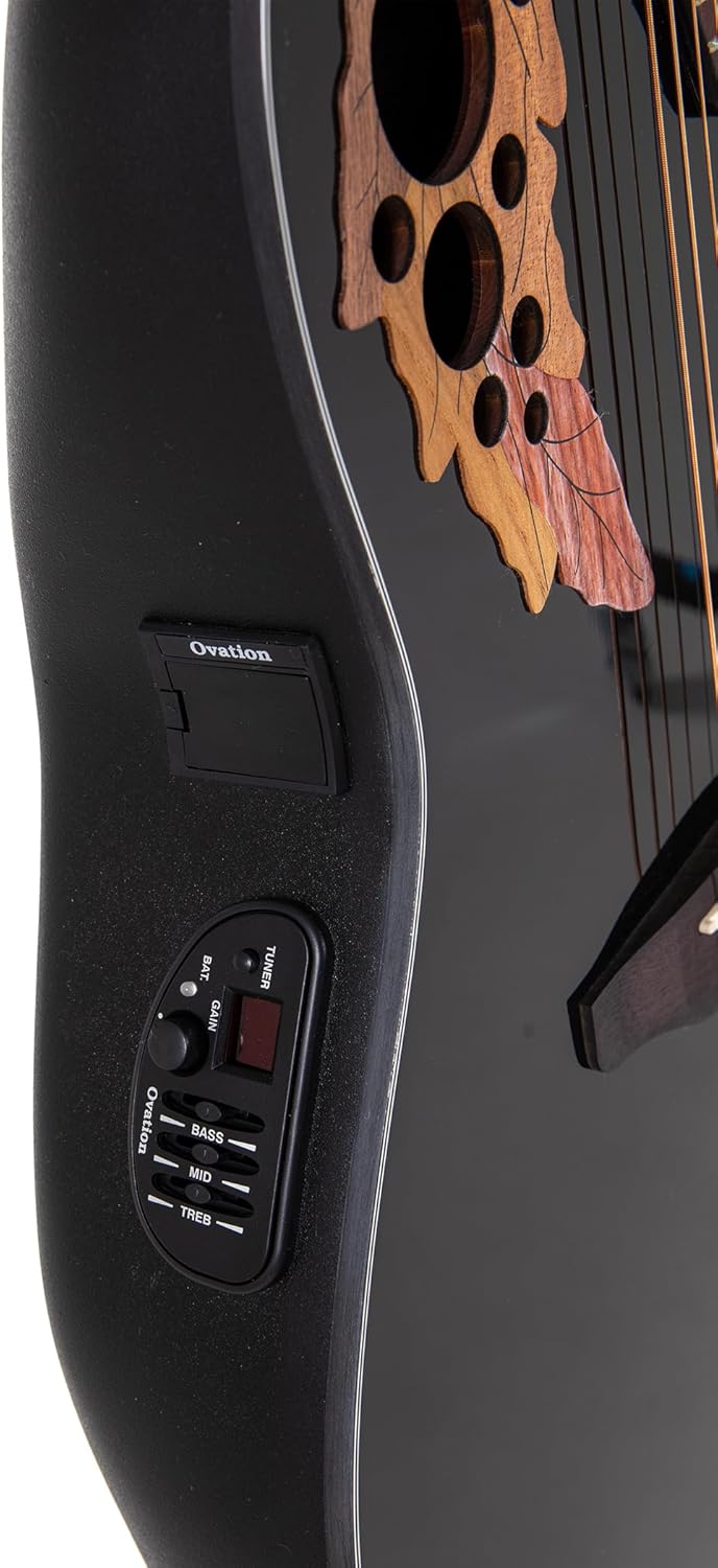 Ovation Celebrity Elite CE44-5 A/E Guitar - Black