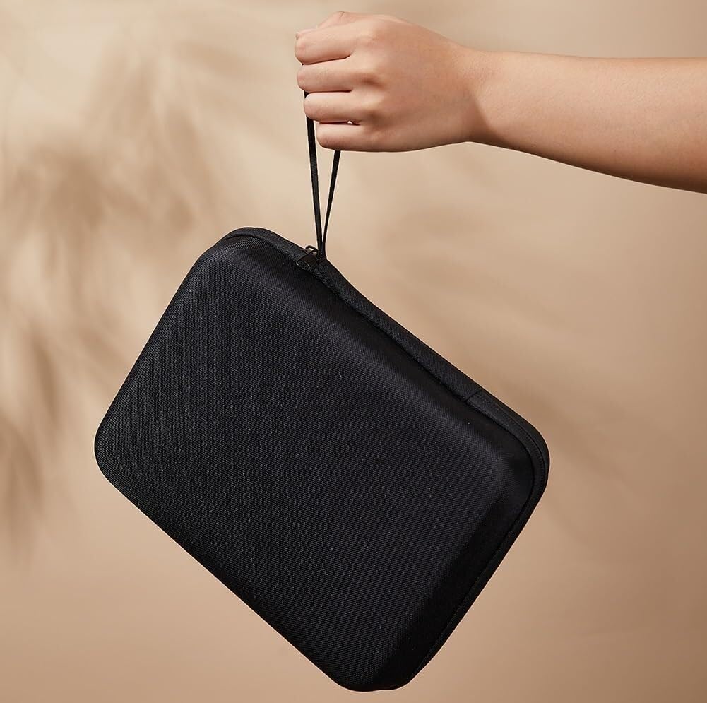 Mini Lyre Harp, 21/31 Metal Strings Wood Thumb Piano with Tuning Wrench, Spare String Set and Black Gig Bag(Color:Black)