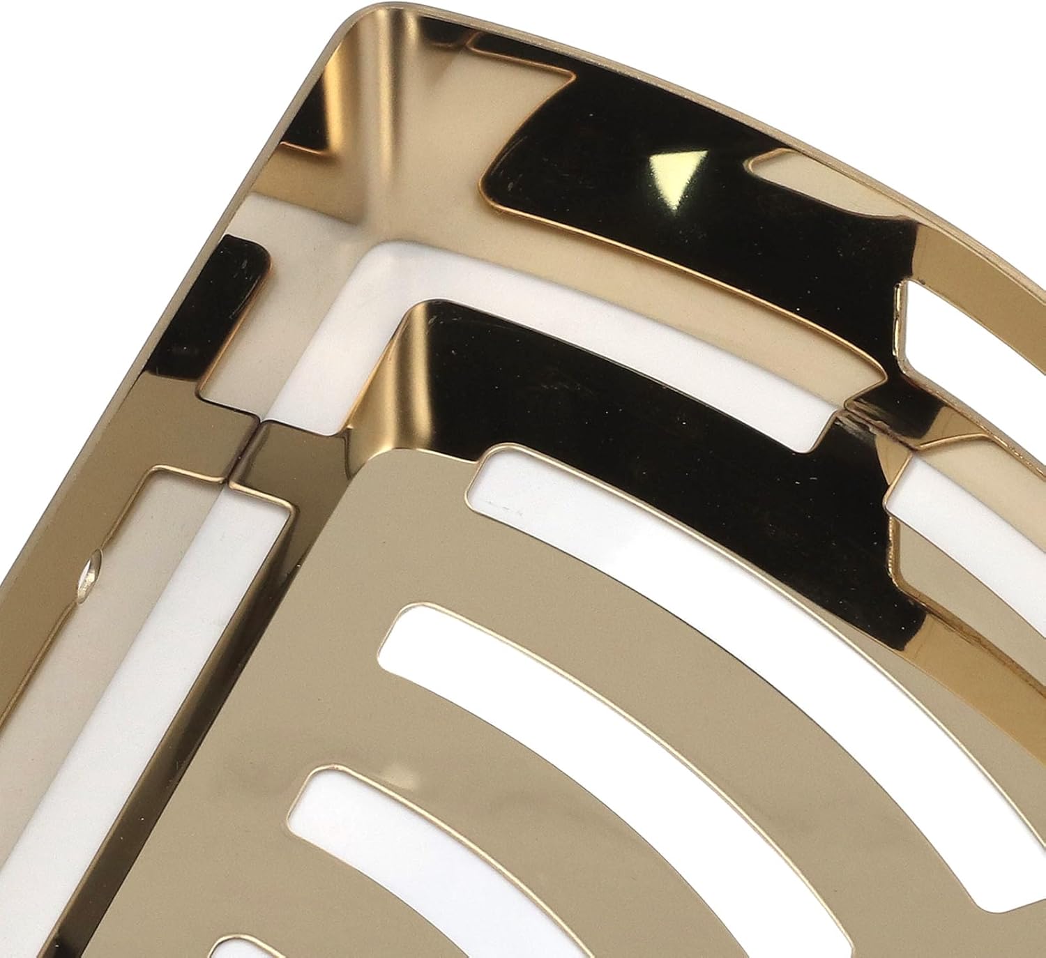 Stainless Steel Corner Shower Shelves, Wall Mounted Bathroom Organizers Double Layer - Space Saving Design, Ideal for Shampoo and Toiletries Storage (2 Tier)