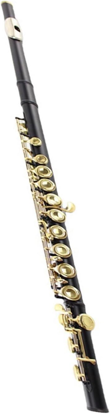 Wind Instrument Colored Flute 16 Closed Hole C White Copper B Tail E Key Bk