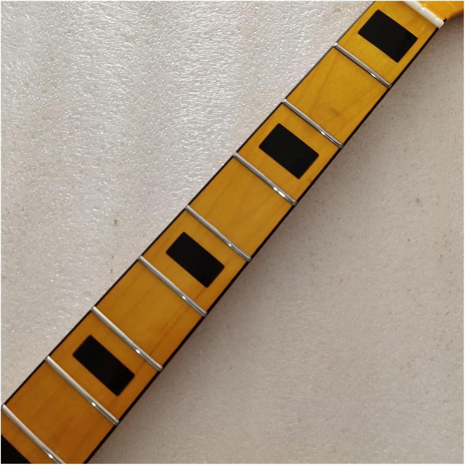 Yellow Maple 20 Frets Bass Guitar Neck Part 4 String Maple Fingerboard 34 Inch Nut 42mm Electric Guitar Neck