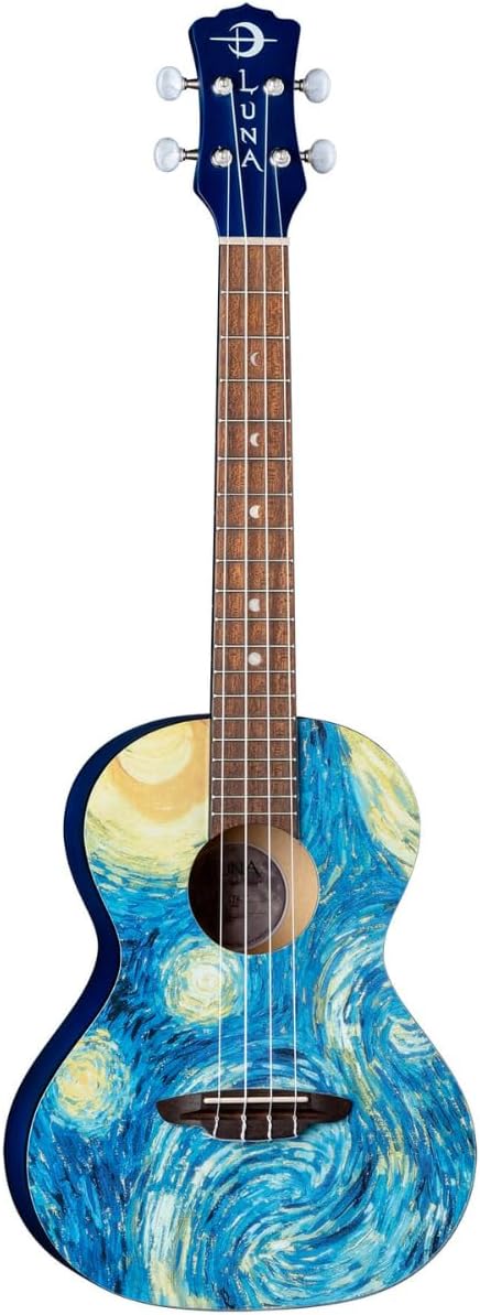 Luna Starry Night Tenor Ukulele with Gigbag