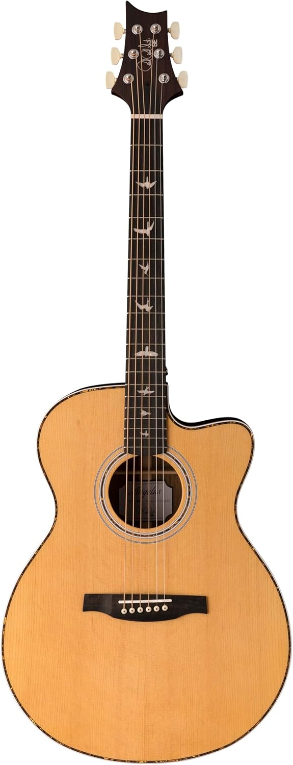 PRS SE Angeles A40 Acoustic Electric, Natural with Case