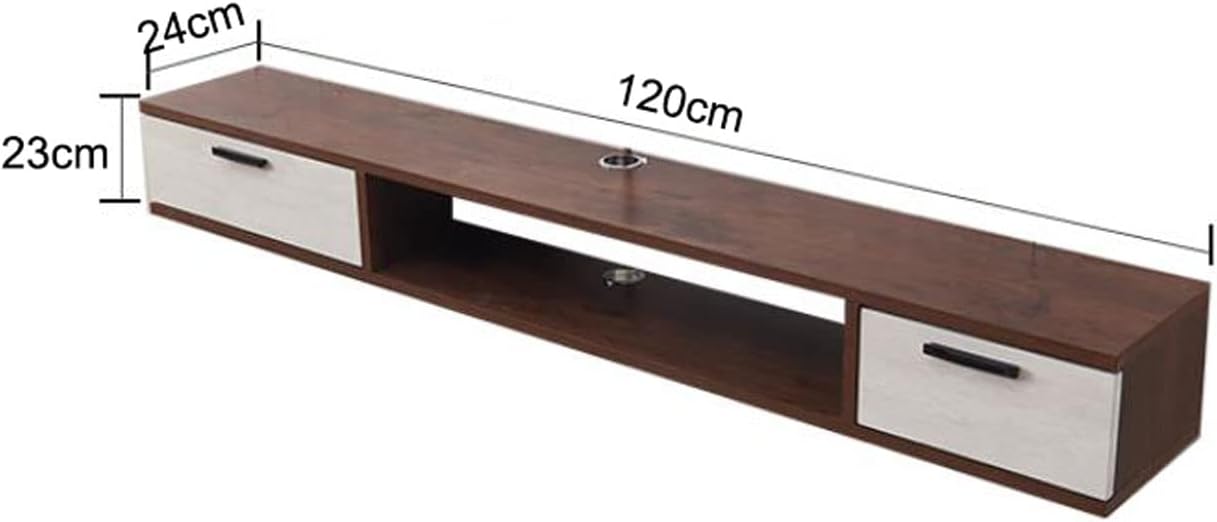 Wall Shelf Floating Shelf Wall Mounted TV Cabinet TV Stands TV Multimedia Console TV Shelf Router Set-top Box Display Ledge Utility Storage Shelf Home Decor Wall Mount Corner Shelves
