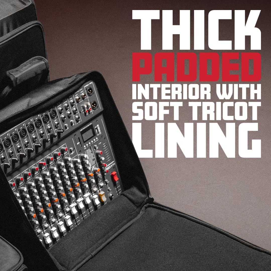 Gator Cases Padded Nylon Mixer/Gear Carry Bag with Removable Strap; 21