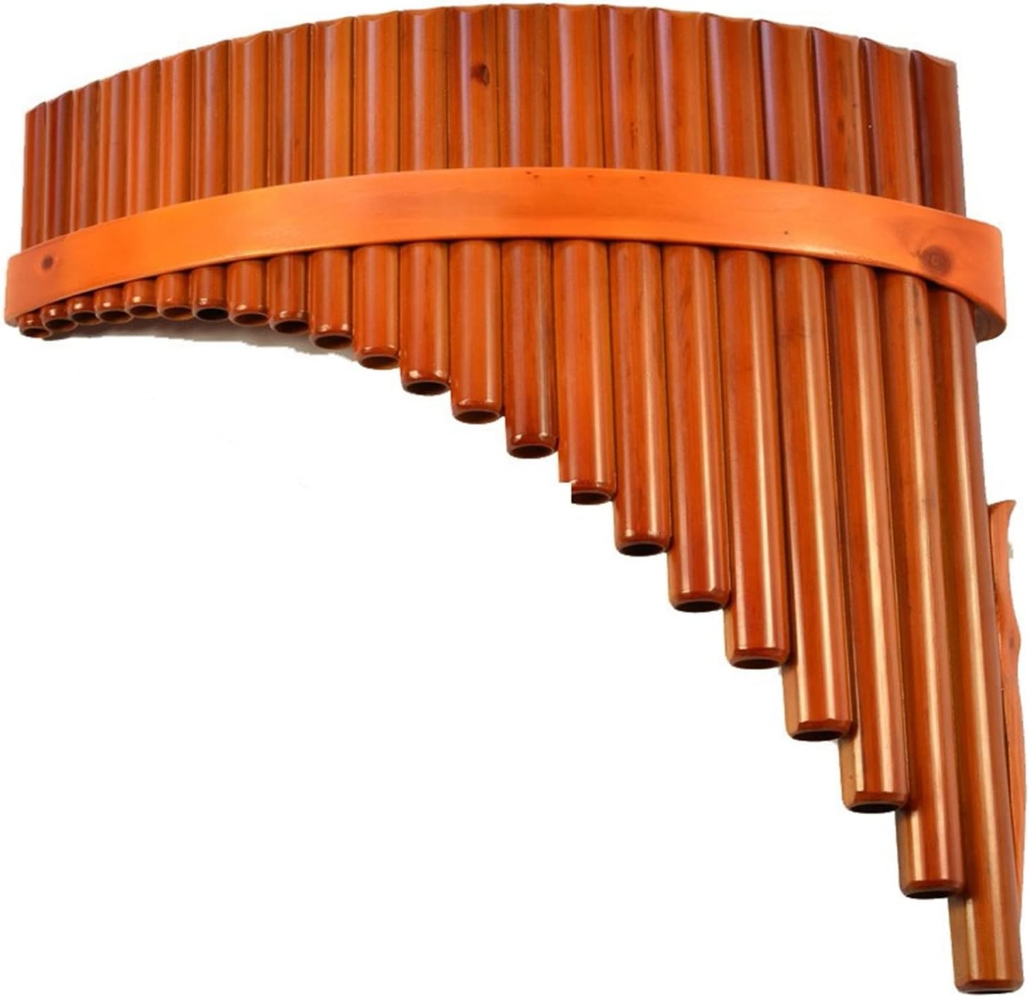 PanPipes Woodwind Instrument Pan Flute 22 Tube G Tune Plus Hoop Pan Flutenational Musical Instrument (Color : 22 Tube G Key)