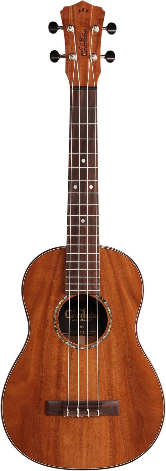 Cordoba 35T All Solid Acacia Tenor Ukulele with Polyfoam Case
