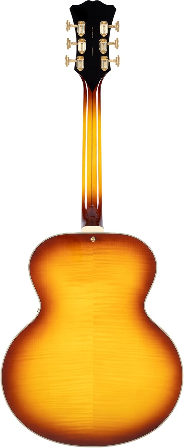 D'Angelico Excel Style B Hollowbody Electric Guitar - Dark Iced Tea Burst