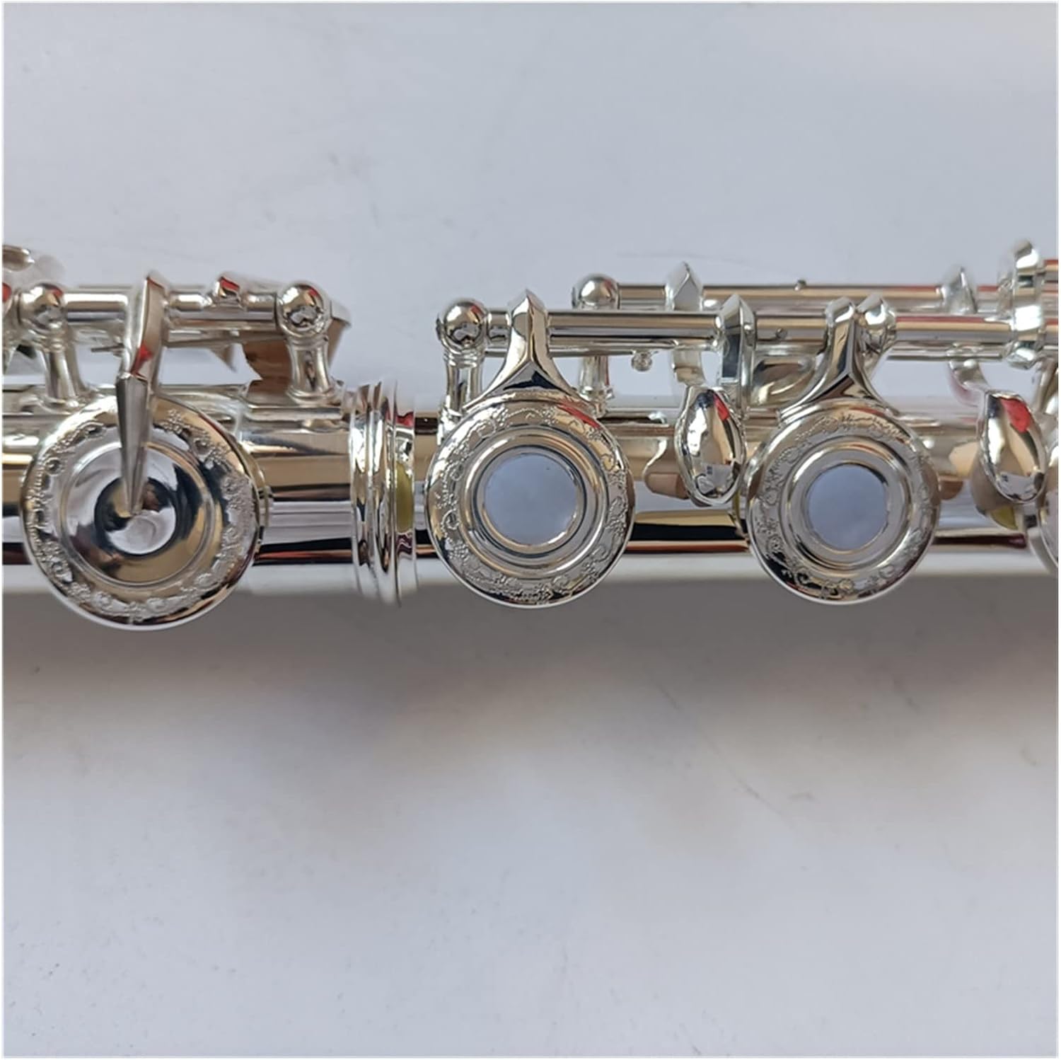 Flutes Flute Silver Plating 17 Holes C Key Cupronickel Woodwind Instrument Padded Bag