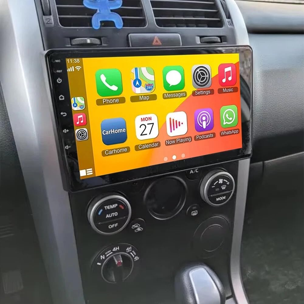 4+ 64G Car Stereo Radio for Suzuki Grand Vitara 2005-2015 Android 13, 9 Inch Touch Screen Car Stereo CarPlay &Android Auto, with Bluetooth WiFi FM GPS Mirror Link SWC Backup Camera