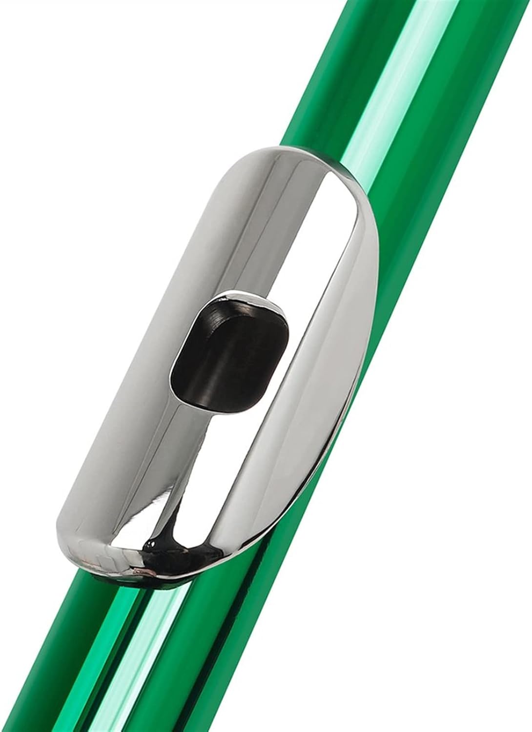 Flute Kit Green 16 Holes C Tone Flute with E Key Woodwind Instrument Concert Cupronickel Flute with Padded Bag Music Accessories Intermediate Flute