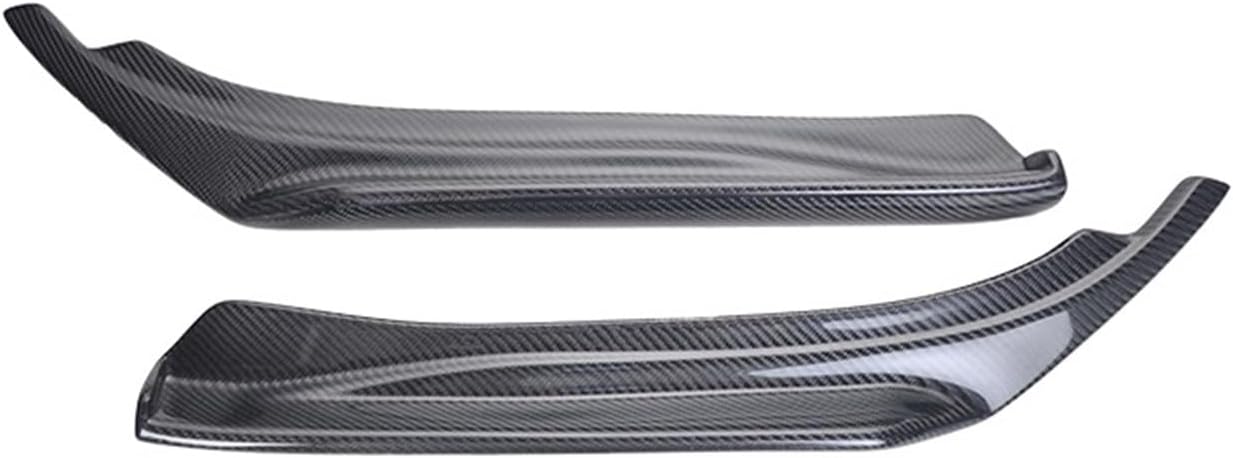 Car Carbon Fiber Rear Diffuser Splitters Aprons Compatible for Infiniti Q50 2014-2017 Rear Bumper Lip Fins