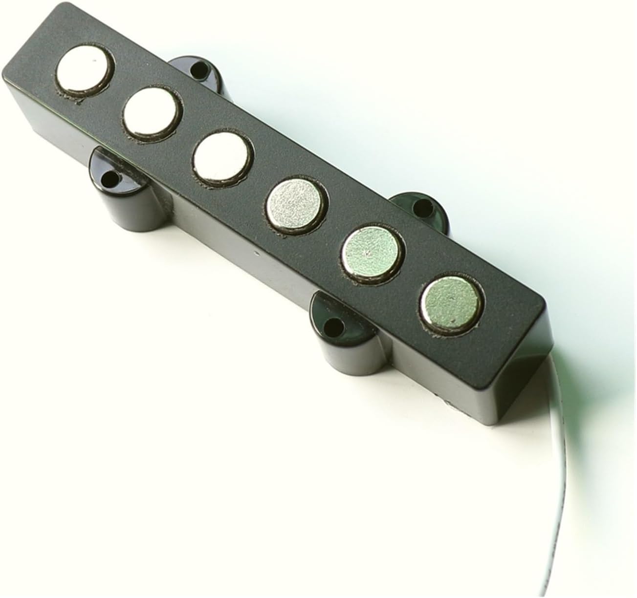Ceramic Magnet 6 String Bass Guitar Pickups with 9mm Big Pole Piece Pickups Set Electric Guitar Pickups Set
