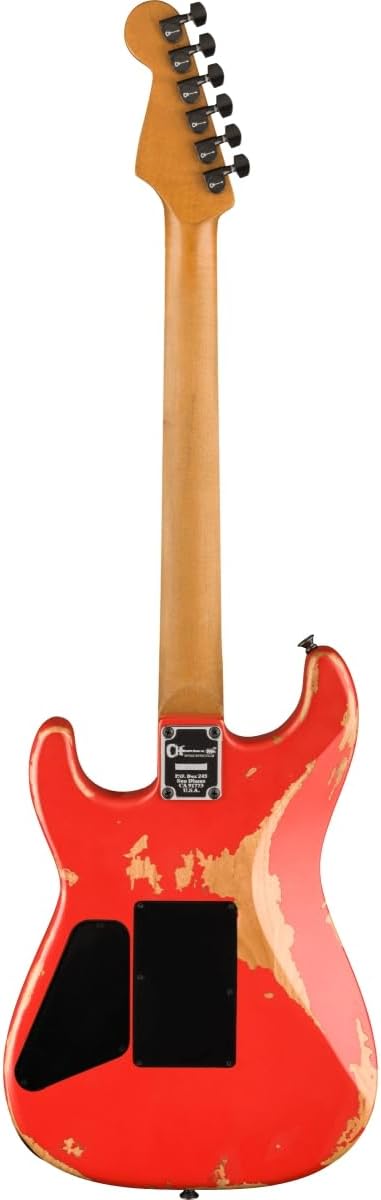 Charvel Pro-Mod Relic San Dimas Style 1 HH FR PF Electric Guitar - Weathered Orange