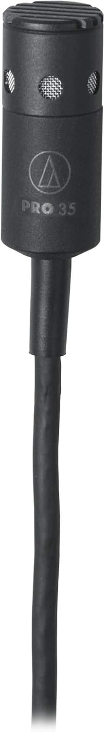 Audio-Technica Cardioid Condenser Microphone Pro 35CH Cardioid Condenser Clip-On Microphone (PRO35CH)