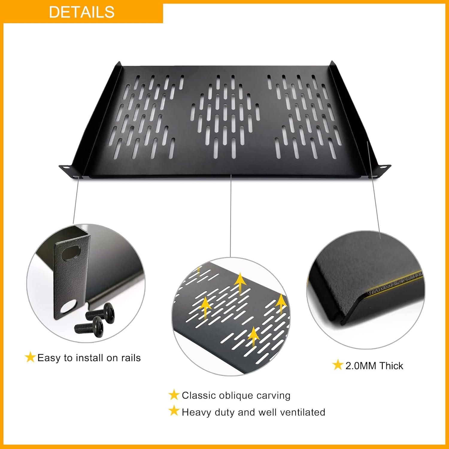 RIVECO 12U Stereo & Server Rack with Caster Wheels, Rolling Network Cabinet, Open Frame Rack for 19-inch Audio Video Music Recording & IT Equipment Lifting Handle & 1U 10