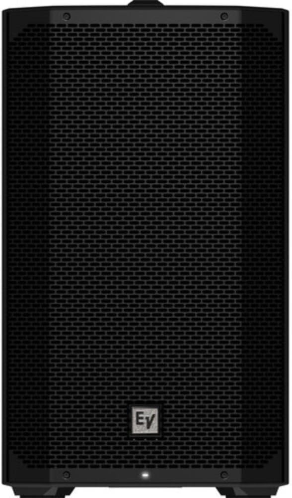 Electro-Voice EVERSE 12 Weatherized Battery-Powered Loudspeaker with Bluetooth Audio and Control Black (Pair) Bundle with Auray Steel Speaker Stands with Case and 2X XLR Cable