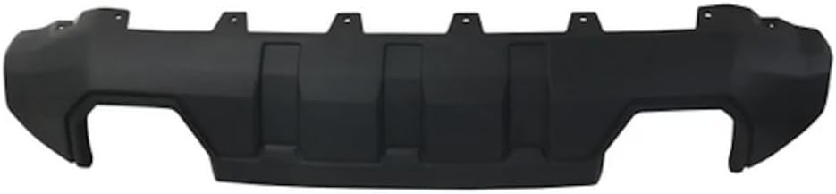 For GMC Sierra 1500 2016 2017 2018 Bumper Skid Plate | Front | CAPA Certified | Base Model | Chrome | Made Of Plastic | Textured Black | Replacement For GM1015123, GM1015123C | 23243494